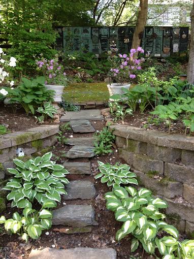 Mary Galligan's garden by Cathy Caldwell